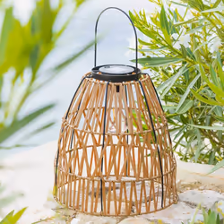 Lampes à poser d'extérieur "Esha", métal, H32,5 cm
