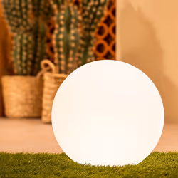Boule LED outdoor, blanc, D30 cm