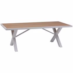 Description générale Pour profiter de bons moments en extérieur, optez pour la table extérieure Emperia en bois d'acacia et a ...