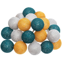 Atmosphera - Guirlande Led secteur 20 boules tropical D6cm créateur d'intérieur