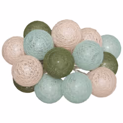La guirlande led à pile "Army" 16 boules Atmosphera diffusera une lumière tamisée et agréable dans votre intérieur. Un éclair ...