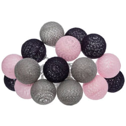 Guirlande Led pile 16 boules Pinky D3,5cm Atmosphera créateur d'intérieur