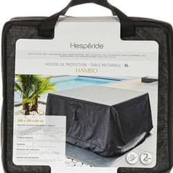 Housse pour table rectangulaire extérieure Hambo XL gris - 308 x 190 x 80 cm - Hespéride