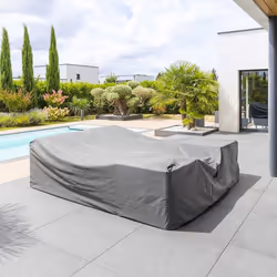 Housse pour salon de jardin Hambo M gris - 250 x 250 x 90 cm - Hespéride
