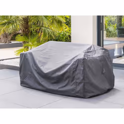 Housse pour canapé Hambo M gris - 200 x 115 x 100 cm - Hespéride