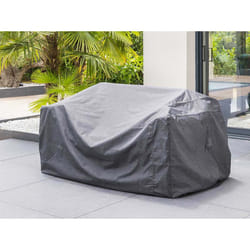 Housse pour canapé Hambo M gris - 200 x 115 x 100 cm - Hespéride
