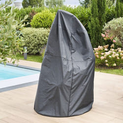 Housse pour loveuse/fauteuil suspendu Hambo gris - Ø 125 x 205 cm - Hespéride