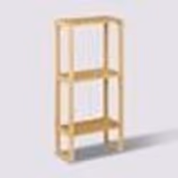 Etagère 2 niveaux bambou 35x20 Labn Modul 5five