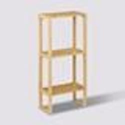 Etagère 2 niveaux bambou 35x20 Labn Modul 5five