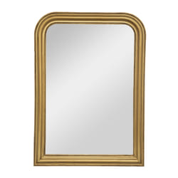 Miroir "Adele", doré, 74x104 cm