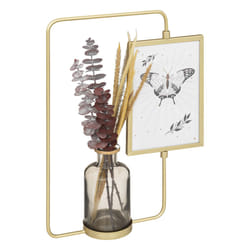 Cadre photo "Cristina", métal et verre, doré, 10x15 cm