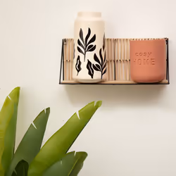 Étagère murale "Cosy" corde et métal