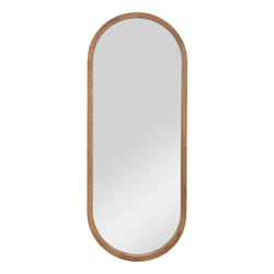 Miroir "Gianni", hévéa, 35x90 cm