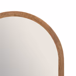 Miroir "Gianni", hévéa, 35x90 cm