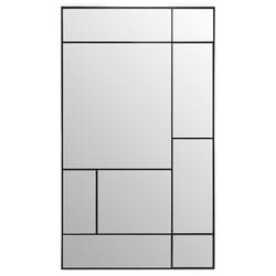Miroir "Macha", métal, noir, 97x167 cm