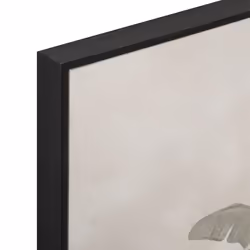 Toile imprimée "Alyssa", bois, 60x90 cm