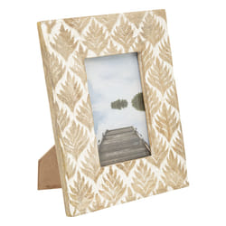 Cadre photo "Ardiano", manguier et verre, 10x15 cm
