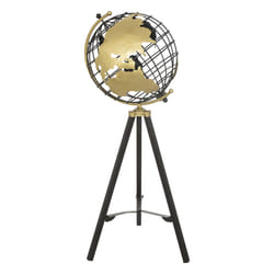 Globe "Ramon", métal, noir, H70 cm
