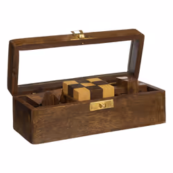 Jeux de casse-tête "Bota" manguier et verre marron