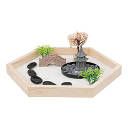 Jardin zen "Lila", bois, 24x21 cm
