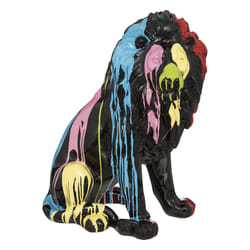 Statuette "Lion", noir, 46x60 cm