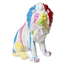 Statuette "Lion", blanc, 46x60 cm