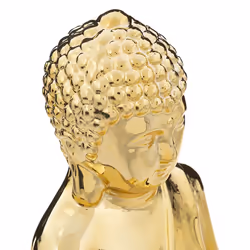Statuette "Bouddha", céramique, doré, H25 cm
