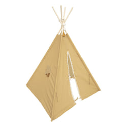 Tipi enfant "Wapi", coton et peuplier, jaune ocre