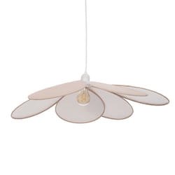 Lampe Suspension Enfant  Pétale  64cm Rose