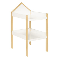 Table à langer bébé, bois, blanc