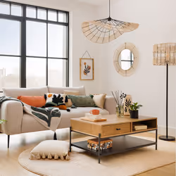 Lampadaire "Cosy", métal, noir, H150 cm