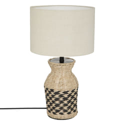 Lampe "Jacinthe", noir, H49 cm