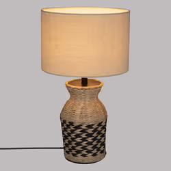 Lampe "Jacinthe", noir, H49 cm