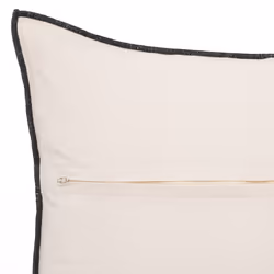 Coussin "Linah", coton, beige, 45x45 cm