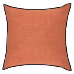 Coussin "Linah", coton, rose terracotta, 45x45 cm