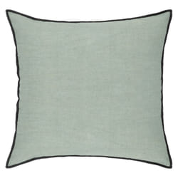 Coussin "Linah", coton, vert céladon, 45x45 cm