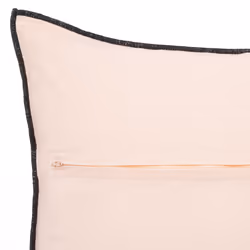 Coussin "Linah", coton, rose, 45x45 cm