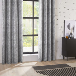 Rideau occultant total, 140x260 cm, gris foncé