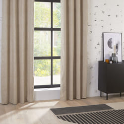 Rideau occultant total, 140x260 cm, beige