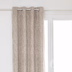 Rideau occultant total, 140x260 cm, beige