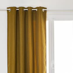 Rideau occultant "Malo", jaune ocre, 140x260 cm