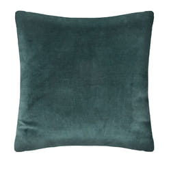 Coussin "Otto", velours, bleu canard, 55x55 cm