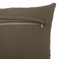 Atmosphera - Coussin décoratif déhoussable en Coton Vert Kaki Otto 38 x 38 cm