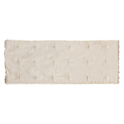 Matelas d'assise "Rivi", coton, ivoire, 60x180 cm