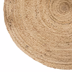 Tapis, jute, D80 cm
