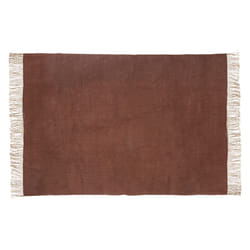 Tapis "Bota", coton et jute, rose terracotta, 120x170 cm