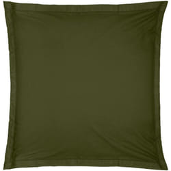 Taie d oreiller Carina coton 63x63cm vert kaki Atmosphera créateur d'intérieur