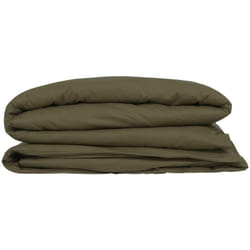 Atmosphera - Housse de couette Carina coton 240x220cm vert kaki créateur d'intérieur