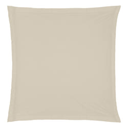 Taie d'Oreiller  Percale  63x63cm Beige Lin