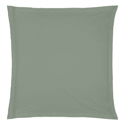 Taie d'Oreiller  Percale  63x63cm Vert Tilleul